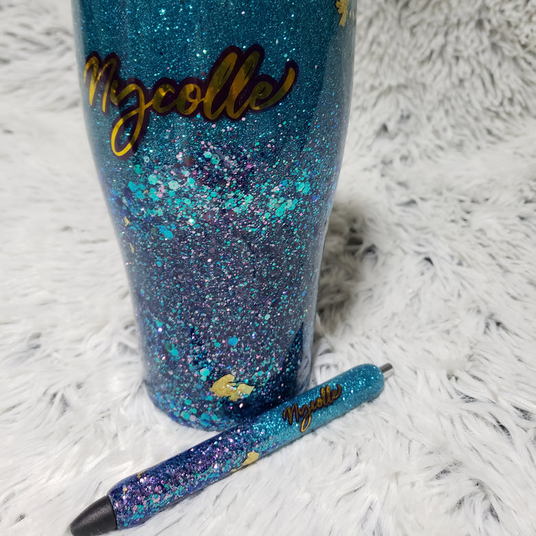 Personalized Tumbler and pen