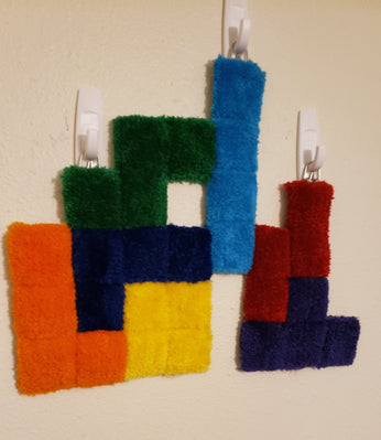 Tetris Tufted Wall Art
