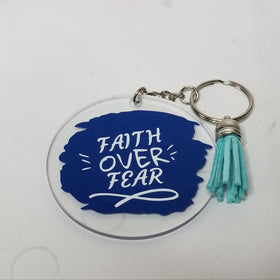 Faith Over Fear KeyChain