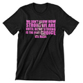 Rhinestone Breast Cancer Awareness T-shirt